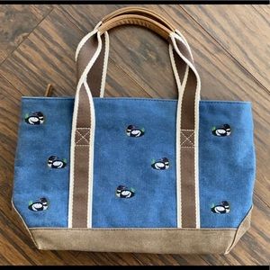 LL Bean Canvas Tote 🦆